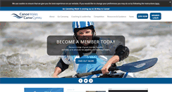 Desktop Screenshot of canoewales.com