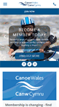 Mobile Screenshot of canoewales.com