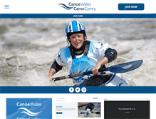 Tablet Screenshot of canoewales.com